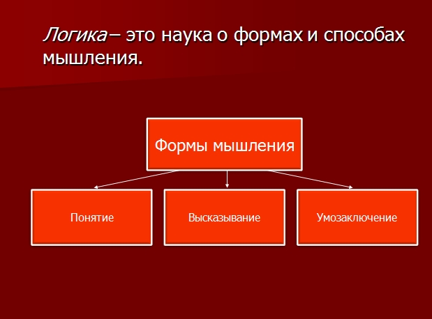 Логически оправданное понимание